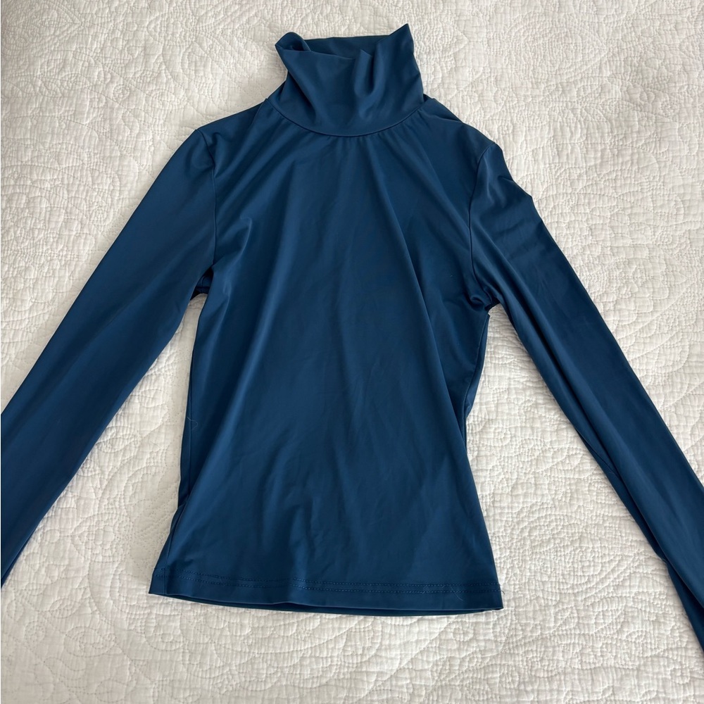 Princess Polly Deep Blue Long Sleeve Top